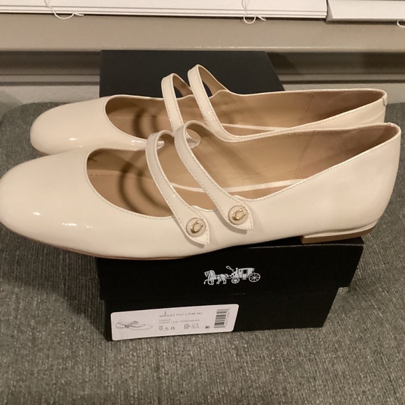 NWT COACH Women's Winley Double Buckle Mary Jane Ballet Flats, size 9.5 - Picture 11 of 12